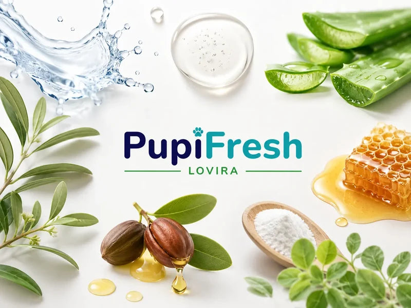 PupiFresh mitrie kopšanas cimdi suņiem un kaķiem